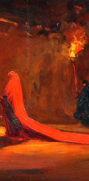 “Cardenal” . óleo sobre lienzo . 60x70cm . 1928