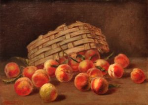 Canasta de Frutas . óleo sobre lienzo . 44x61cm . 1908