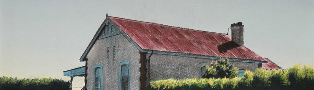 Estación de Miramar. Pastel sobre papel. 47x61cm. 1996