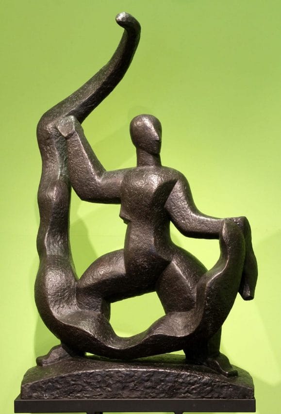El Hombre del Lazo . bronce . 150x95x70cm . 1925