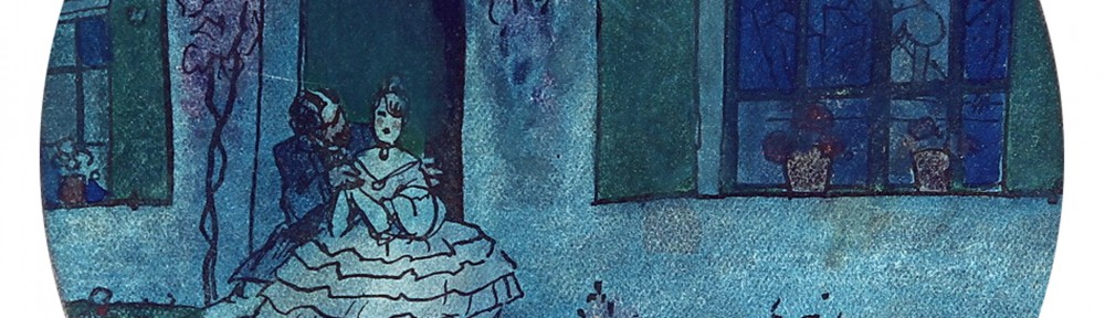 Romance . témpera sobre papel . 14x14cm . 1930