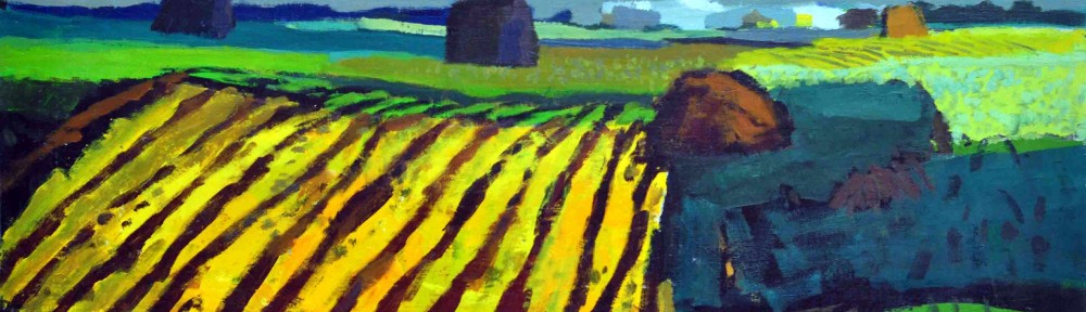 Campo Santafesino . óleo sobre lienzo . 60x90cm . 1976