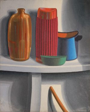 Jarros . óleo sobre lienzo . 50x40cm . 1981