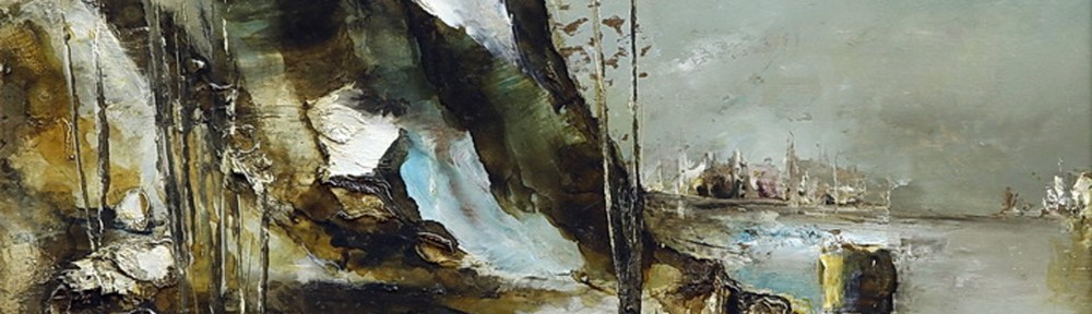 Una Cobriza Luz del Cielo . óleo sobre hardboard . 40x50cm . 1967