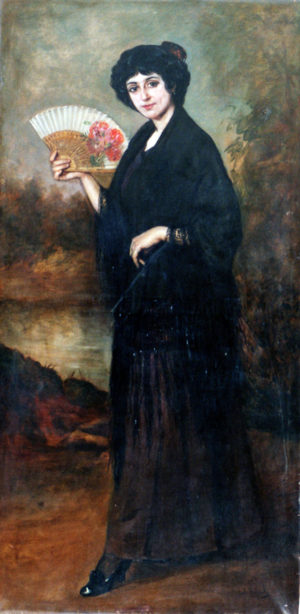 Maja Madrileña . óleo sobre lienzo . 176x90cm . 1910