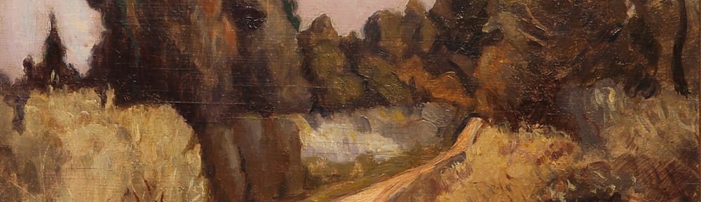 Caminito, Bella Vista . óleo sobre tabla . 27x35cm . 1948