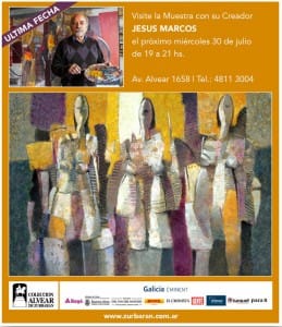 Visita Guiada: Jesús Marcos Miércoles 30 de Julio - 19 a 21 hs - Av Alvear 1658