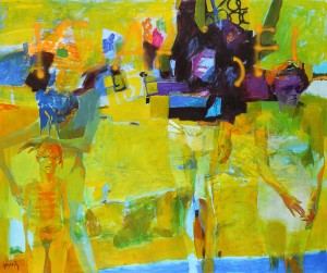 Muro Amarillo . óleo sobre lienzo . 160x190 cm . 2013 Muro Amarillo . óleo sobre lienzo . 160x190 cm . 2013