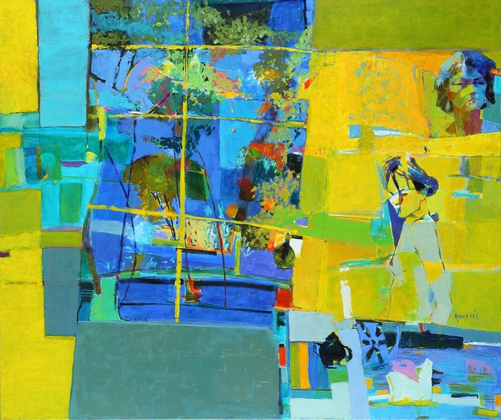 Taller amarillo . óleo sobre lienzo . 160x190 cm . 2014 Taller amarillo . óleo sobre lienzo . 160x190 cm . 2014