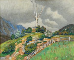 Vena Angel . Tormenta en el Sur . óleo sobre tabla . 40x49cm . 1929 Vena Angel . Tormenta en el Sur . óleo sobre tabla . 40x49cm . 1929