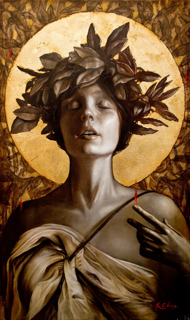 “Telesita”, óleo sobre lienzo, 72x44 cm, 2015 “Telesita”, óleo sobre lienzo, 72x44 cm, 2015