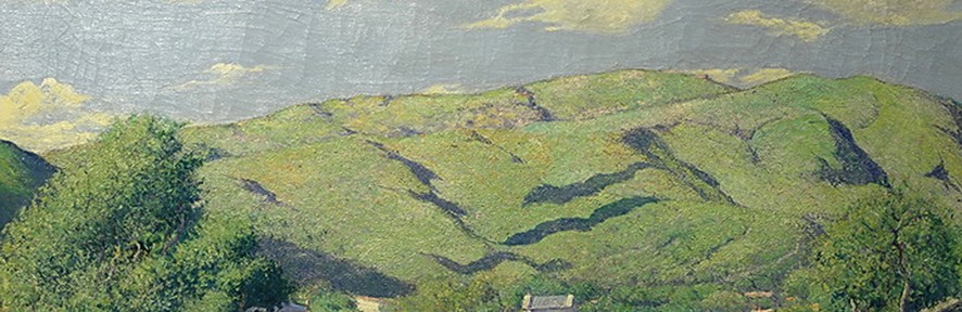 Mañana Otoñal . óleo sobre lienzo . 67x85cm . 1925