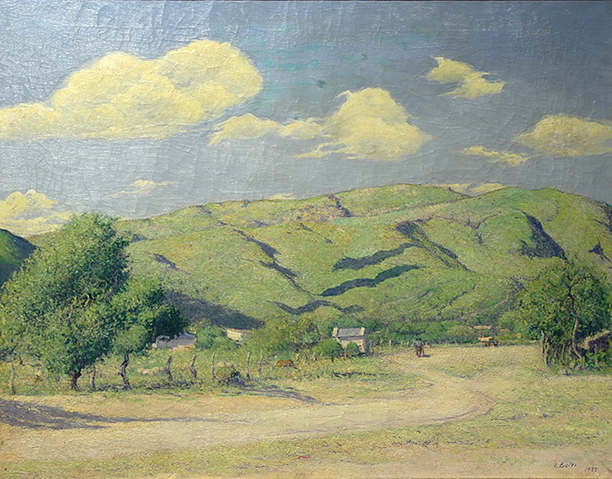Mañana Otoñal . óleo sobre lienzo . 67x85cm . 1925