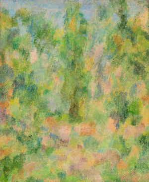 El Bosque . óleo sobre aglomerado . 62x50cm . 1972