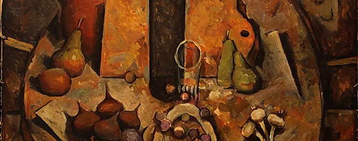 La Mesa . óleo sobre cartón . 100x80cm . 1998
