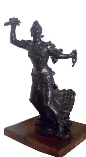 La Libertad . bronce . 63x40x26cm . 1930