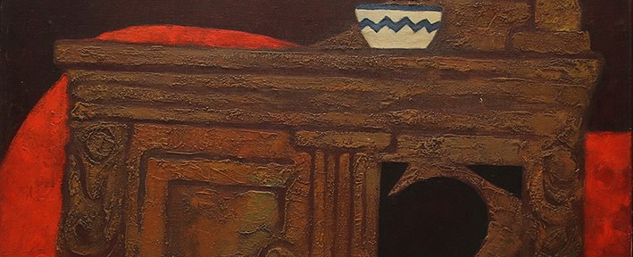 Mueble Roto . óleo sobre lienzo . 65x81cm . 1972