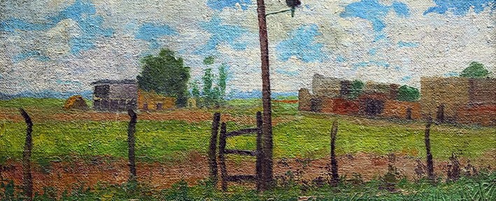 El Farol . óleo sobre lienzo . 44x64cm . 1928