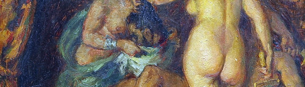 Judith . óleo sobre hardboard . 40x50cm . 1958