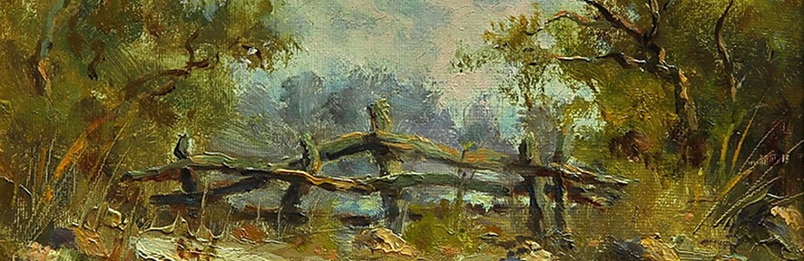 La Mañanita . óleo sobre cartón . 18x26cm . 1925