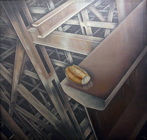 Vértigo . óleo sobre lienzo . 100x100cm . 1978