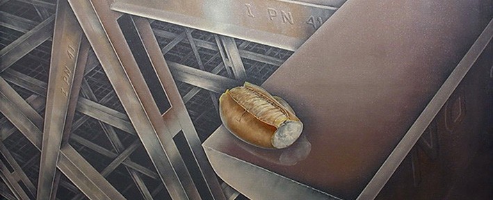 Vértigo . óleo sobre lienzo . 100x100cm . 1978