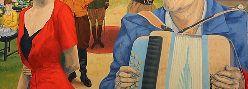Argentinos . óleo . 100x100cm . 1993
