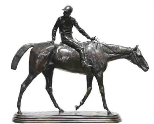Isidore Bonheur “Retorno del Pesaje”, bronce, 52x62x18 cm, 1889
