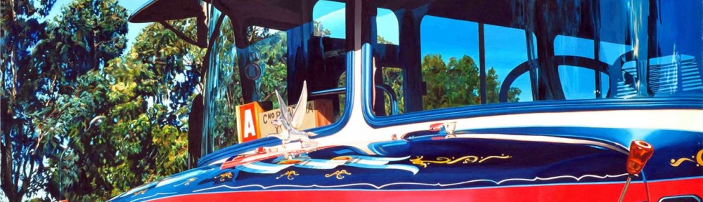 Andrés Compagnucci “Letra A”, óleo sobre lienzo, 100x140 cm, 1989