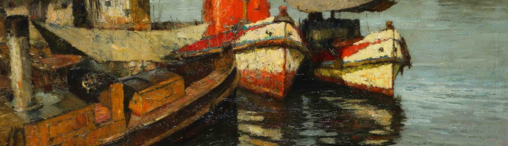 “Proas”, óleo sobre lienzo, 105x130 cm, 1962