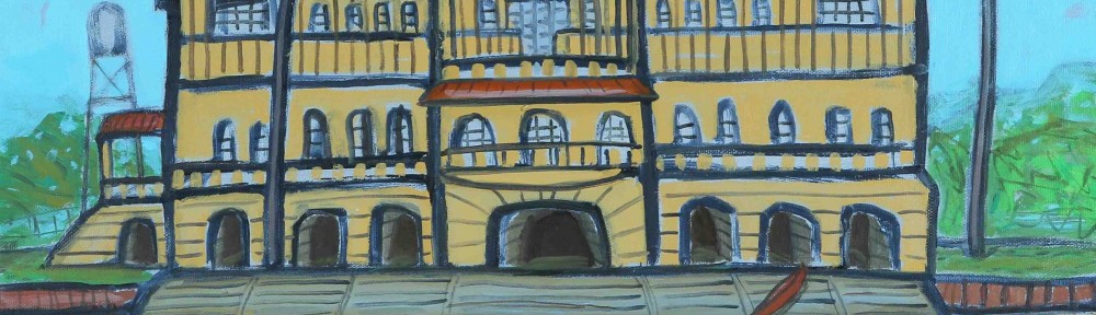 Club de Regatas La Marina . óleo sobre lienzo . 60x70cm . 2014