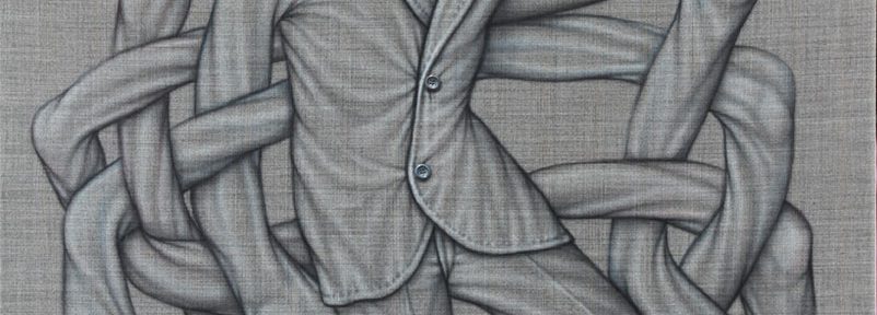 Dudando . Acrílico sobre casimir . 120x100cm . 2016