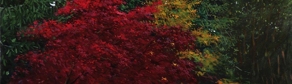 Lujo de Otoño . óleo sobre lienzo . 70x100cm . 2014