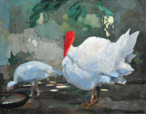 Lucien Guirand de Scevola. “Fuente del Amor”. Óleo sobre lienzo. 142x174 cm. 1909