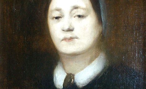 Eugène Carrière. “Sólo Mujer”. Óleo sobre lienzo. 55x46 cm. 1890C