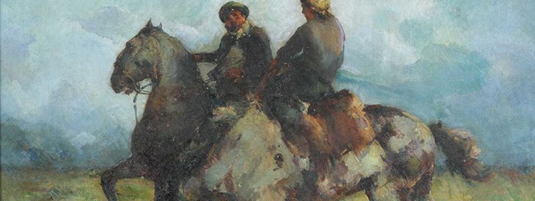 Carlos Ripamonte . “Coraje” . óleo sobre lienzo . 100x100cm . 1941