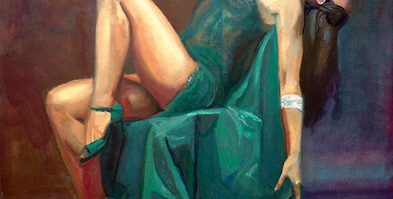 Maquillaje . óleo sobre lienzo . 74x82cm . 2016