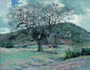 Luis Aquino . “Tala en Invierno” . óleo sobre tabla . 80x90cm . 1947