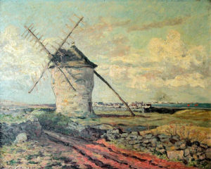 Maxime Maufra. “Le Vieux Moulin a Vent”. Óleo sobre lienzo. 65x80 cm. 1911
