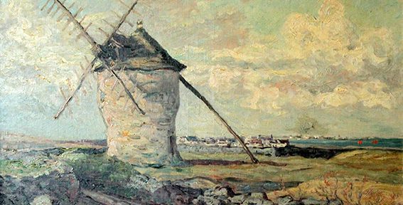 Maxime Maufra. “Le Vieux Moulin a Vent”. Óleo sobre lienzo. 65x80 cm. 1911