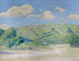 Italo Botti . “Mañana Otoñal” . óleo sobre lienzo . 67x85cm . 1925