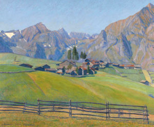 Usseglio, Italia . óleo sobre lienzo . 100x120cm . 1925