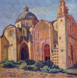 Iglesia de San Francisco . óleo sobre lienzo . 70x67cm . 1928
