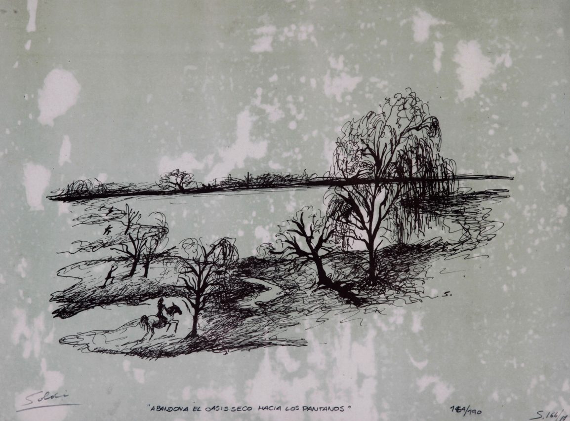 Los Pantanos, Litografía, 29x39cm, 1942