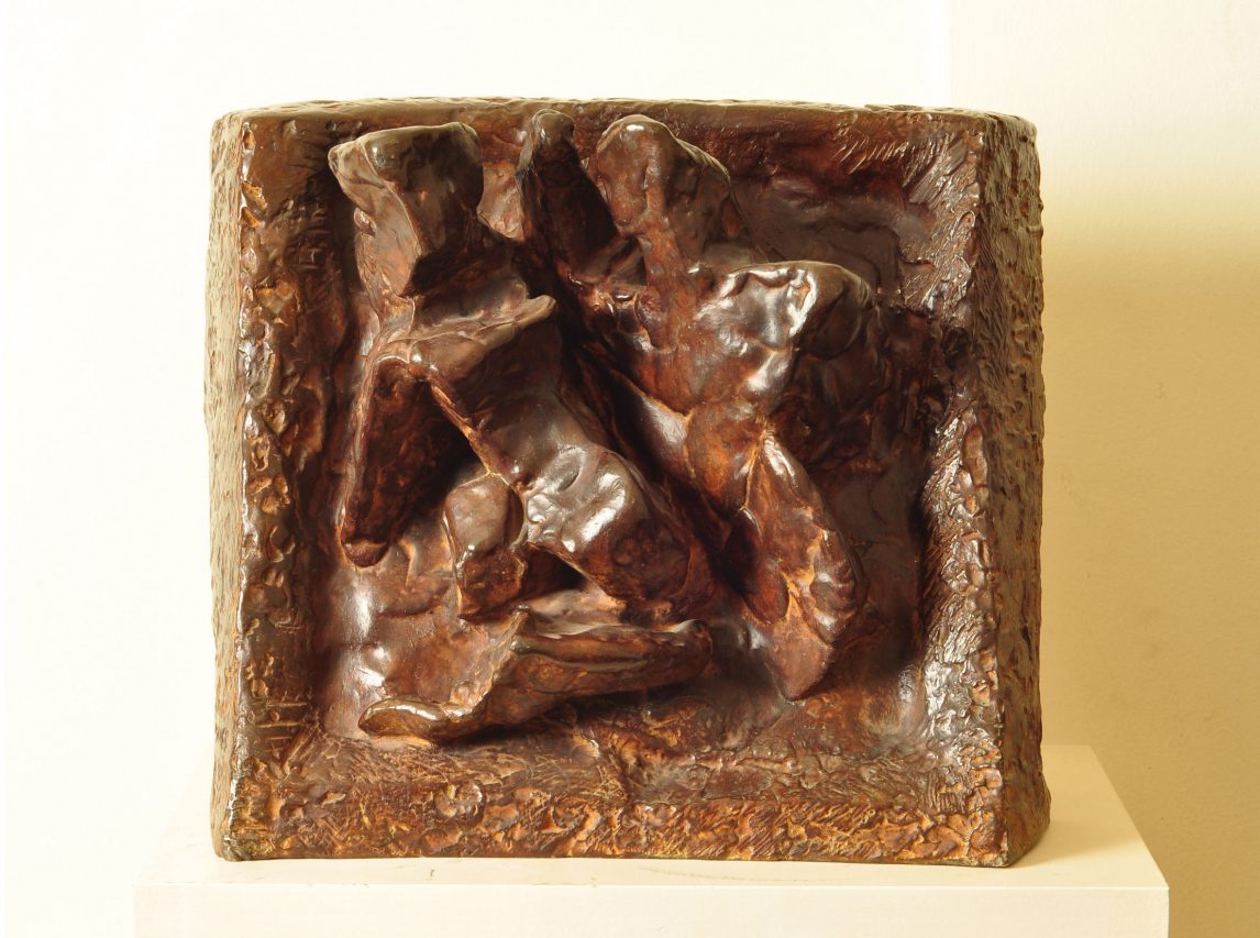 La anunciación, Bronce a la cera perdida, 44 x 41 x 24 cm, 1931