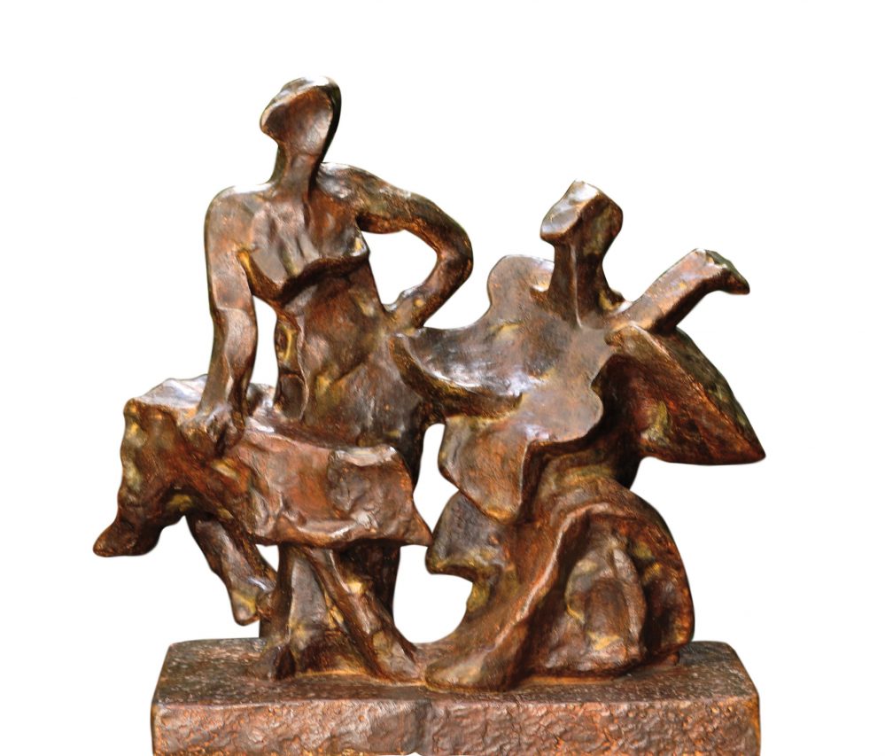 Idilio Criollo, Bronce, 110 x 97 x 46 cm, 1928