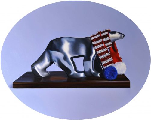 “Pompones”, óleo sobre lienzo, 80 x 100 cm, 2016.