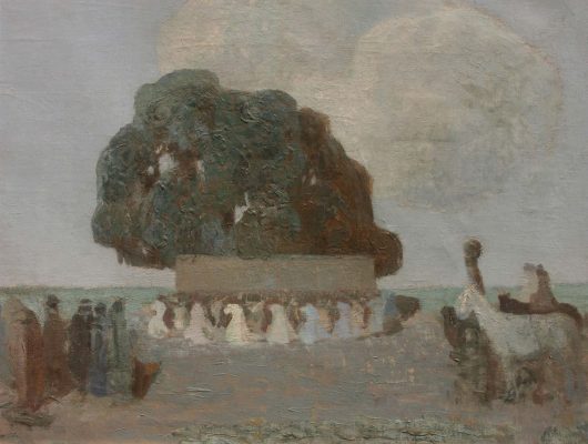Pedro Figari, “Pericón nocturno”, 50x60cm, óleo sobre lienzo, 1920.