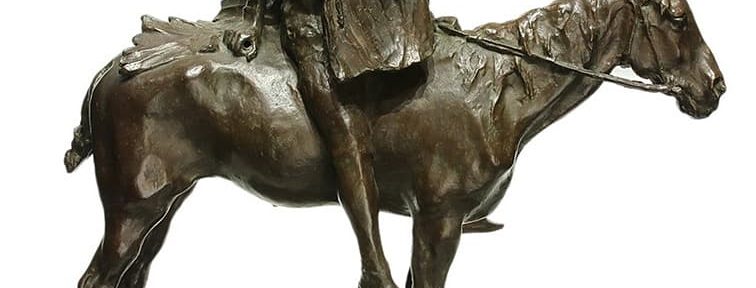 Paul Troubetzkoy . Jefe Indio . bronce . 60x29x55cm . 1893