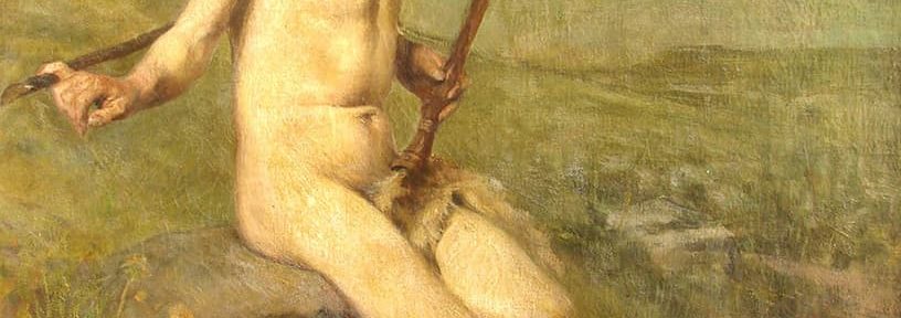 Antonio Alice, “Pastorcito”, 100x72cm, óleo sobre lienzo, 1906.